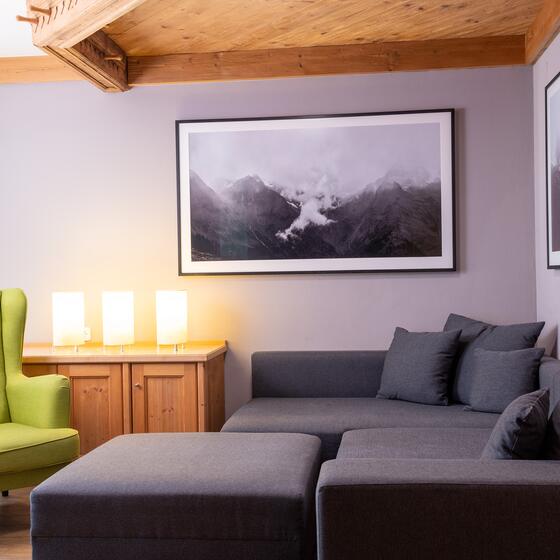 flat in Saalbach with couch